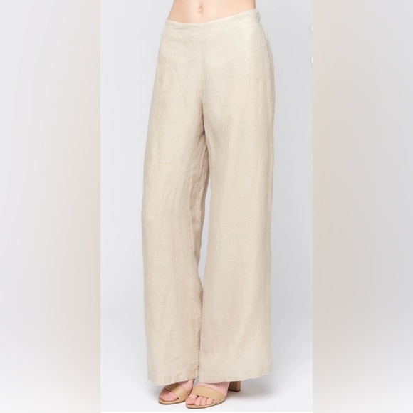 Maven West Pants - MAVEN West wide‎ leg linen pants size large